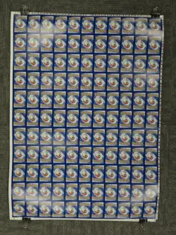 2023 Pokemon Halloween Trick or Trade BOOster English Non Foil Uncut Sheet (c) - Image 5