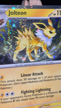 TRIPLE SWIRL Jolteon SVP 169 Cosmos Holo Promo Prismatic Evolutions Pokemon TCG - Image 2