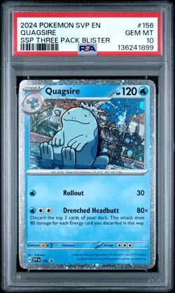 Quagsire 156 2024 Pokemon Svp En-Sv Black Star Promo PSA 10 - Image 1