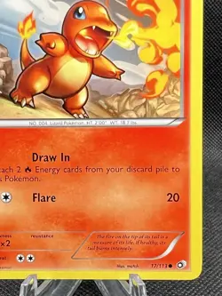 Pokemon TCG Legendary Treasures Charmander Non Holo Common 17/113 LP - Image 4