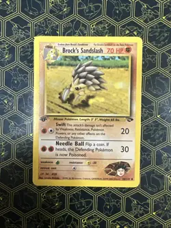 Brock's Sandslash - 36/132 - Uncommon - 1st Edition Pokemon Gym Challenge - Image 1