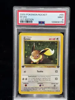 Eevee #55 1st Edition Team Rocket 2000 Pokemon PSA 9 ✨ - Image 1