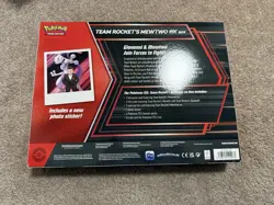 Pokemon TCG: Scarlet & Violet Destined Rivals Team Rocket's Newtwo EX Sealed Box - Image 2