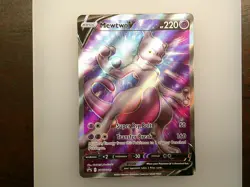 Mewtwo V SWSH229 Promo SWSH Black Star Pokemon NM - Image 1