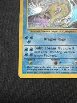 Gyarados - 6/102 - Base Set Holo Rare - Unlimited Edition English Pokemon HP/DMG - Image 5
