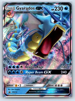 Pokemon TCG Promo SM212 Gyarados GX NM - Image 1