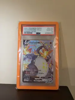 Pokemon TCG Shiny Charizard VMAX Shining Fates SV107/SV122 - Image 1