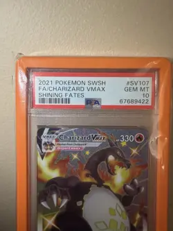 Pokemon TCG Shiny Charizard VMAX Shining Fates SV107/SV122 - Image 2