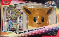 Pokemon Prismatic Evolutions Accessory Pouch Special Collection - Image 1