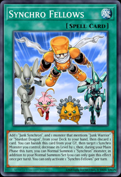 Synchro Fellowship Yu-Gi-Oh! L5DD-ENY05 1st Ultra Rare - Image 1