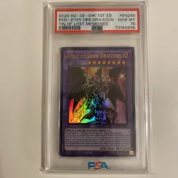 2020 Yu Gi Oh Red Eyes Dark Dragoon #EN249 Gem Mint PSA 10 1st Edition - Image 1