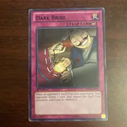 Dark Bribe - BP01-EN055 - BLACK RARE - 1st Edition - MP - YUGIOH - Image 1