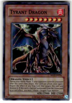 Tyrant Dragon RP02-EN056 Retro Pack 2 (2020 Date Reprint) Unlimited NM - Image 1