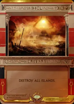 MTG English Boil NM Foil Amonkhet Invocations - Image 1