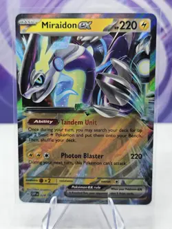 Miraidon ex SVP028 Sv: Scarlet & Violet Promo Cards Holo Black Star Promo - Image 1