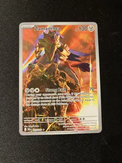 Pokemon Card Zamazenta 201/182 Illustration Rare Destined Rivals Near Mint - Image 1