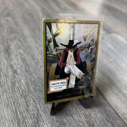 DON!! Card Gold Frame Mihawk OP14 ONE PIECE Seven Warlords of the Azure Ocean NM - Image 2