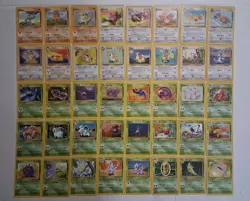 Base Set Jungle Fossil Set VTG 101 Pokemon Cards Lot Mp/LP - Image 2