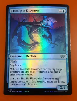 1x Floodpits Drowner | FOIL | Duskmourn: House of Horror | MTG Magic Cards - Image 1