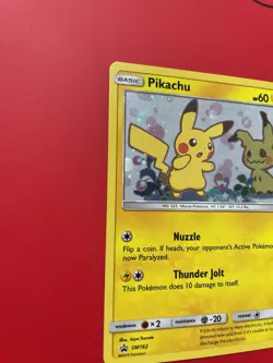 Pokemon 2019 Pikachu SM162 Sun & Moon Black Star Promo Holo Card TCG - Image 2