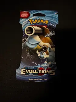Pokemon TCG XY Evolutions x1 Sleeved English Booster Blister Pack New 10 Cards - Image 1