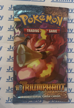 Pok�mon HS Triumphant Booster Pack Factory Sealed Booster Packet New Cards RARE - Image 1