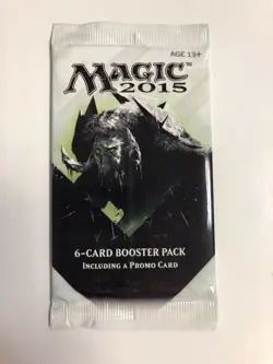Sealed Magic the Gathering M15 2015 Soul of Zendikar Promo 6 Card Booster Pack - Image 1