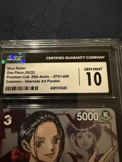 Nico Robin ST01-008 CGC 10 One Piece Card Game English - Image 3