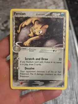 Persian 48/110 - Delta Species - EX Holon Phantoms - Pokemon Card - LP - Image 1