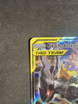 Pokemon TCG Pikachu & Zekrom GX Black Star Promo Card SM168 - Image 2