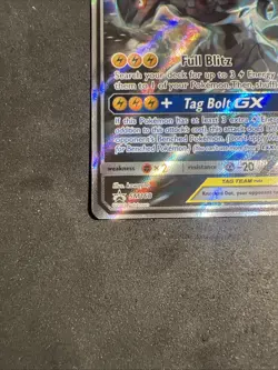 Pokemon TCG Pikachu & Zekrom GX Black Star Promo Card SM168 - Image 4