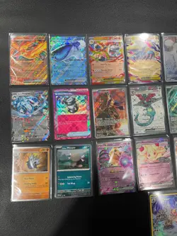 34x Pokemon Card LOT NM+ MEGA LATIAS EX SYLVEON MOLTRES CELEBI V GENGAR 151 - Image 2