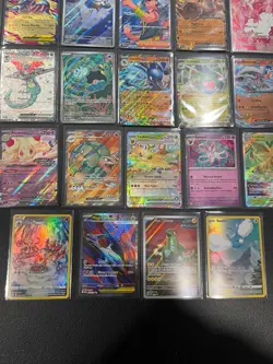 34x Pokemon Card LOT NM+ MEGA LATIAS EX SYLVEON MOLTRES CELEBI V GENGAR 151 - Image 5