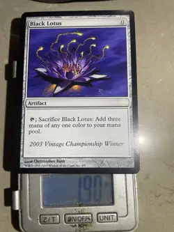 MtG Novelty Trophy Black Lotus NM - Image 1