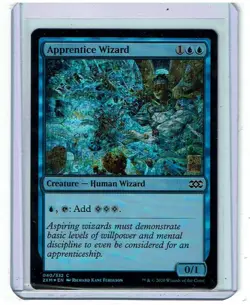Apprentice Wizard - Foil - Double Masters - Magic the Gathering - Image 1