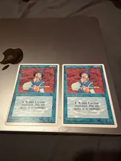 2 NM MTG Apprentice Wizard 4th Edition - Image 1