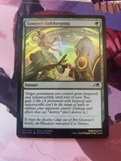 Tamiyo's Safekeeping Foil - Kamigawa Neon Dynasty - Magic The Gathering MTG - Image 1