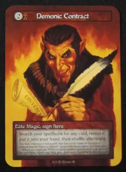 Sorcery Contested Realm GOTHIC DEMONIC CONTRACT Elite Magic - Image 1