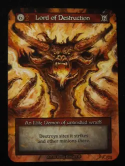 Sorcery Contested Realm GOTHIC LORD OF DESTRUCTION Fire - Image 1