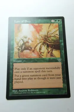 MTG Lure of Prey x1- -Mirage-Lightly Played - Image 1