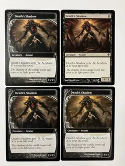 Magic The Gathering MTG Death’s Shadow X4 Rare Black Creature, Commander - Image 1