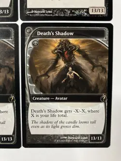 Magic The Gathering MTG Death’s Shadow X4 Rare Black Creature, Commander - Image 4