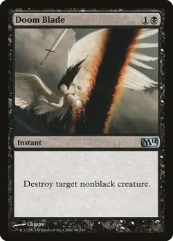 Doom Blade [Magic 2014] Lightly Played Foil - Image 1