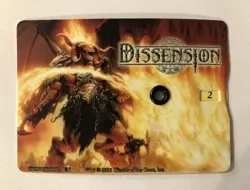Magic Dissension Life Counter Rakdos the Defiler Magic MTG NM - Image 1