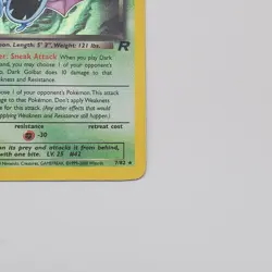 Pokemon TCG Dark Golbat 7/82 Holo Rare Unlimited Team Rocket - MP - Image 4