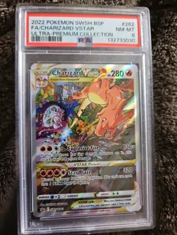 Pokemon-Charizard VSTAR-UPC-(2022)-#262- PSA NM-MINT 8 - Image 4