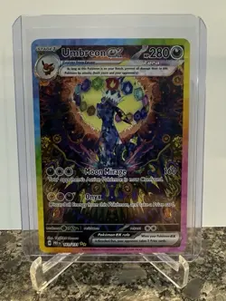 2025 Pokemon Prismatic Evolutions Umbreon ex Special Illustration Rare #161/131 - Image 1
