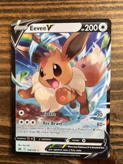Eevee V 108/159 - Pokemon Crown Zenith Ultra Rare Holo -NM - Image 1