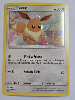 Eevee SM184 Promo SM Black Star Promos Pokemon NM - Image 1