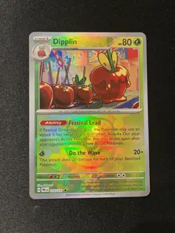 Pokemon TCG: Dipplin 010/131 Master Ball Reverse Holo - Prismatic Evolutions, NM - Image 1
